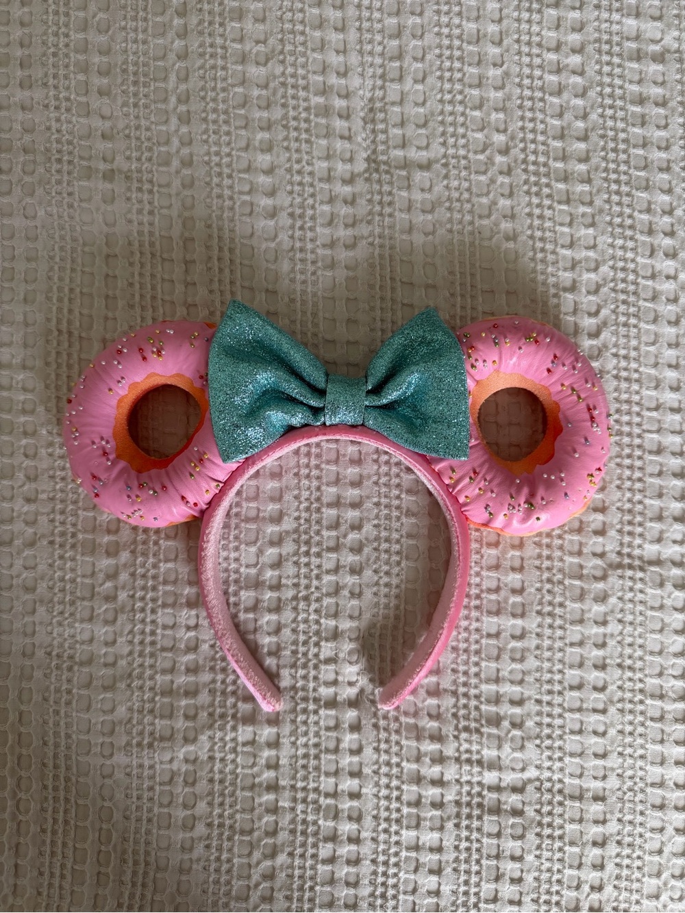 Disney Parks Pink Donut Ear Headband